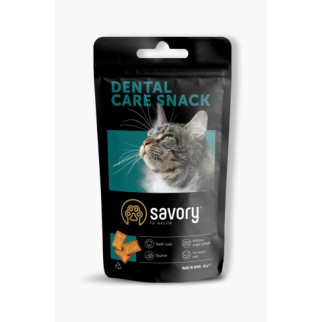 Хрумкі ласощі Savory Snack Подушечки для заохочення котів, здоров’я зубів, 60 г - Інтернет-магазин спільних покупок ToGether