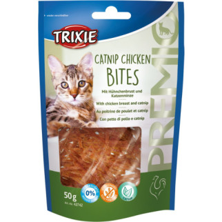Ласощі Trixie Premio Catnip Chicken Bites для котів, з курячим філе та котячою м'ятою, 50 г - Інтернет-магазин спільних покупок ToGether