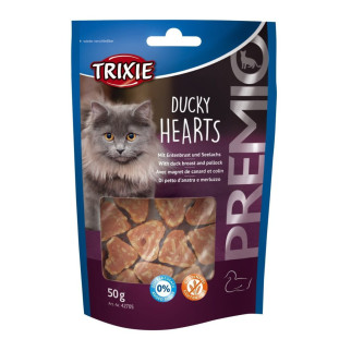 Ласощі Trixie Premio Hearts для котів, качка/минтай, 50 г - Інтернет-магазин спільних покупок ToGether