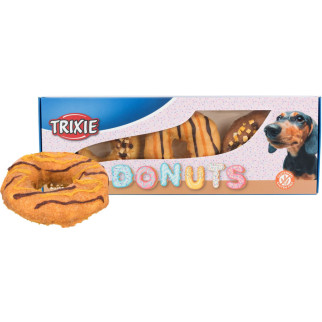 Ласощі Trixie Donuts для собак, набір з різних смаків, натуральна шкіра 10 см, 3 шт*100 г - Інтернет-магазин спільних покупок ToGether