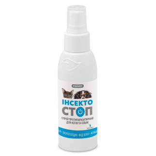 Спрей ProVET «Інсектостоп» для котів та собак, 100 мл (інсектоакарицид) - Інтернет-магазин спільних покупок ToGether