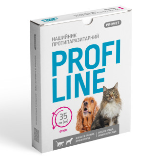 Нашийник Provet Profiline для котів та собак 35 см, фуксія (інсектоакарицид) - Інтернет-магазин спільних покупок ToGether