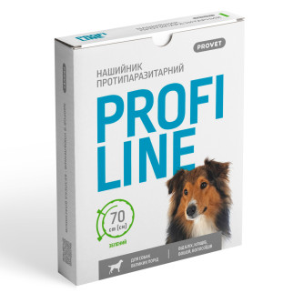 Нашийник Provet Profiline для великих порід собак 70 см, зелений (інсектоакарицид) - Інтернет-магазин спільних покупок ToGether