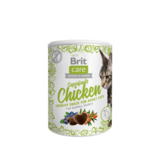 Ласощі для котів Brit Care Cat Snack Superfruits Chicken, курка 100 г - Інтернет-магазин спільних покупок ToGether