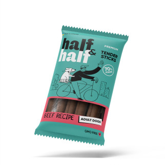 Ласощі HalfHalf м'ясні палички для собак з яловичиною 100 г - Інтернет-магазин спільних покупок ToGether