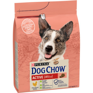 Сухий корм DOG CHOW Active Adult 1+ для дорослих собак з підвищеною активністю з куркою 2.5 кг - Інтернет-магазин спільних покупок ToGether
