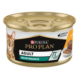 Вологий корм PRO PLAN Adult для дорослих котів шматочки в паштеті з куркою 85 г - Інтернет-магазин спільних покупок ToGether