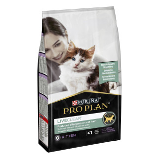 Сухий корм PRO PLAN LiveClear Kitten <1 для кошенят для зменшення алергенів на шерсті з індичкою 1.4 кг - Інтернет-магазин спільних покупок ToGether