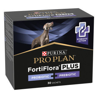 Пробіотик з пребіотиком PRO PLAN FortiFlora PLUS для дорослих собак та цуценят для підтримання нормальної міклофлори кишечника 30x2 г - Інтернет-магазин спільних покупок ToGether
