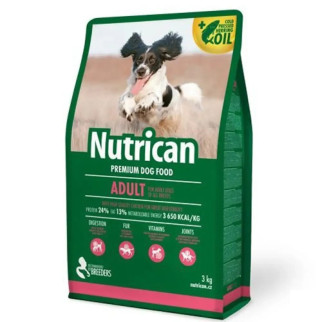 Сухий корм для дорослих собак преміум класу Nutrican Adult 3 кг (NC507009) - Інтернет-магазин спільних покупок ToGether