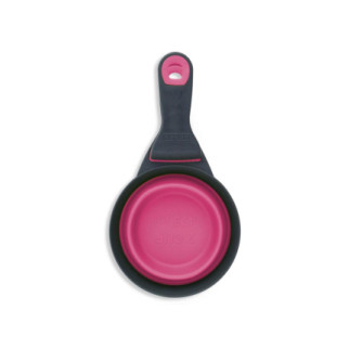 Мірна склянка для корму Dexas Collapsible KlipScoop складана на кліпсі 480 мл рожевий (dx30734) - Інтернет-магазин спільних покупок ToGether