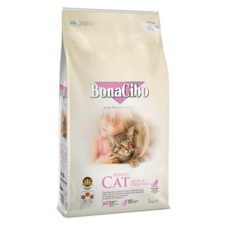 Сухий корм для стериліз дорослих котів суперпреміум класу BonaCibo ADULT CAT LIGHT&STERILISED Курка 5 кг (BC405680) - Інтернет-магазин спільних покупок ToGether