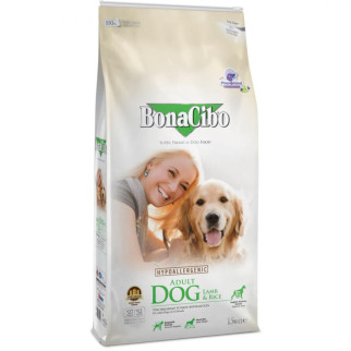 Сухий корм для дорослих собак суперпреміум класу BonaCibo ADULT DOG LAMB&RICE Ягня 15 кг (BC405789) - Інтернет-магазин спільних покупок ToGether