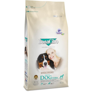 Сухий корм для дорослих малоактивних собак суперпреміум класу BonaCibo ADULT DOG FORM Курка 4 кг (BC406182) - Інтернет-магазин спільних покупок ToGether
