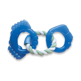 Іграшка для собак Petstages Orka Dentalinks (Кільця для зубів) 27x14x2.5см синій (pt68116) - Інтернет-магазин спільних покупок ToGether