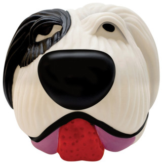 Іграшка для собак Petstages Black&White Dog Ball (Собака) біло-чорна D = 8 см (pt611) - Інтернет-магазин спільних покупок ToGether