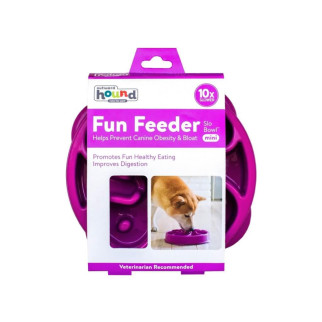 Миска-лабіринт для тварин Outward Hound Fun Feeder (Фан-Фідер) Квітка d = 20, H = 5.5 см, 240 г. Фіолетовий (oh51005) - Інтернет-магазин спільних покупок ToGether