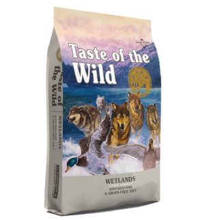 Сухий корм для дорослих собак усіх порід Taste of the Wild Wetlands Canine з качкою та перепелами 5,6 кг (9746-HT77) - Інтернет-магазин спільних покупок ToGether