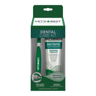 Набір для догляду за ротовою порожниною Vet's Best Dental Care Kit для зубів 103 мл (vb10528) - Інтернет-магазин спільних покупок ToGether