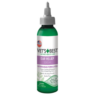 Рідкий очисник Vet's Best Ear Relief Wash для вух для собак 118 мл (vb10021) - Інтернет-магазин спільних покупок ToGether