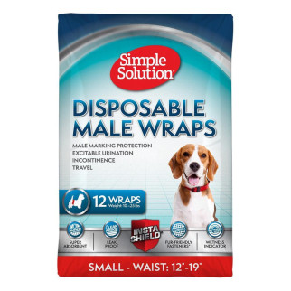 Вологопоглинаючий пояс для собак Simple Solution Disposable Wrap for Male Dogs для малих порід (ss11537) - Інтернет-магазин спільних покупок ToGether