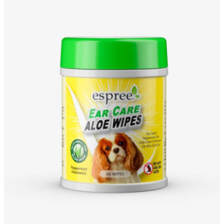 Серветки Espree Aloe Ear Care Pet Wipes для вух собак та котів 60 шт (e01277) - Інтернет-магазин спільних покупок ToGether