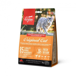 Сухий корм для котів усіх порід та всіх стадій життя Orijen ORIGINAL CAT 340 г (o28034) - Інтернет-магазин спільних покупок ToGether