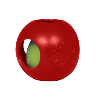Іграшка для собак Jolly Pets М'яч подвійний Teaser Ball 21 см Червоний (1508RD) - Інтернет-магазин спільних покупок ToGether