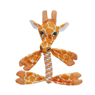 Іграшка для собак Jolly Pets FLATHEADS Жирафа хрустка пищалка Велика (FHG9) - Інтернет-магазин спільних покупок ToGether