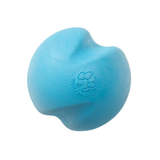 Іграшка для собак West Paw Zogoflex Jive Dog Ball Джив супер-м'яч 6 см Блакитний (ZG070AQA) - Інтернет-магазин спільних покупок ToGether