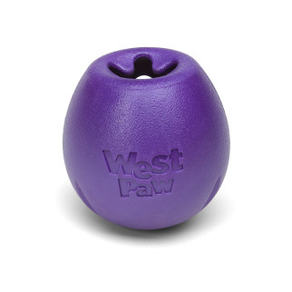 Іграшка для собак West Paw Zogoflex Rumbl для ласощів великий 10 см Фіолетовий (BZ041EGG) - Інтернет-магазин спільних покупок ToGether