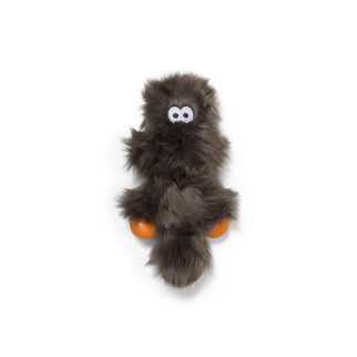 Іграшка для собак West Paw Sanders Zogoflex HardyTex пухнаста пищалка 15х13 см Срібно-коричневий (DD004PEW) - Інтернет-магазин спільних покупок ToGether