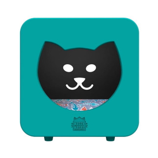 Будинок-кубик для котів Jolly Pets Kitty Kasa Bedroom 49х39х30 Синьо-зелений (KKB115) - Інтернет-магазин спільних покупок ToGether