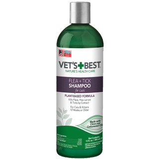 Шампунь Vet`s Best Flea&Tick Shampoo for Cats від комах для котів 355мл (vb10604) - Інтернет-магазин спільних покупок ToGether