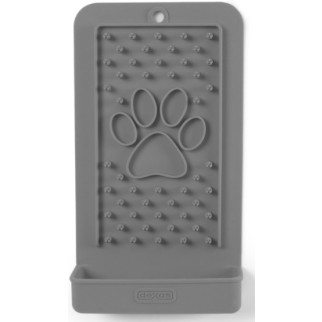 Вертикальний силіконовий килимок Dexas Snack&Distract-V для ласощів та під час стресу для собак та котів сірий (PW851429) - Інтернет-магазин спільних покупок ToGether