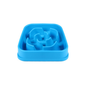 Миска для собак Dexas Slow Maze Feeder Dog Bowl для повільного годування квадратна 1440 мл блакитний (PW3062194) - Інтернет-магазин спільних покупок ToGether