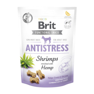 Функціональні ласощі для собак Brit Care Functional Snack Antistress Shrimps з креветками, 150 г - Інтернет-магазин спільних покупок ToGether