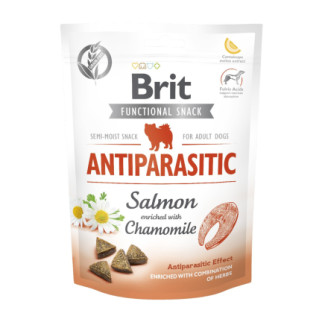 Функціональні ласощі для собак Brit Care Functional Snack Antiparasitic Salmon з лососем, 150 г - Інтернет-магазин спільних покупок ToGether