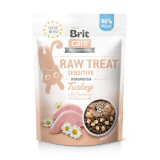 Ласощі для котів Brit Raw Treat Sensitive Freeze-dried з індичкою, 40 г - Інтернет-магазин спільних покупок ToGether