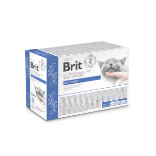 Корм вологий для котів Brit GF VetDiet Recovery з лососем, 12 x 85 г - Інтернет-магазин спільних покупок ToGether