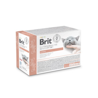 Корм вологий для котів Brit GF VetDiet Renal з лососем, 12 x 85 г - Інтернет-магазин спільних покупок ToGether