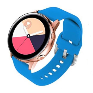 Ремінець BeWatch для Samsung Galaxy Watch Active | Active 2 силіконовий 20мм Блакитний (1012508) - Інтернет-магазин спільних покупок ToGether