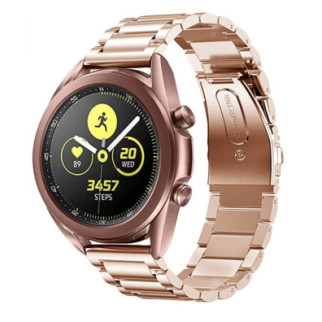 Ремінець BeWatch для Samsung Galaxy Watch 42 | Galaxy Watch 3 41mm сталевий 20мм класичний Рожеве Золото (1110438) - Інтернет-магазин спільних покупок ToGether
