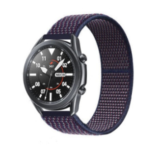 Ремінець BeWatch для Samsung Galaxy Watch 42 | Galaxy Watch 3 41 | Active | Active2 нейлоновий 20мм липучка Фіолетовий (1011389) - Інтернет-магазин спільних покупок ToGether