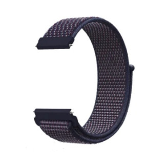 Ремінець BeWatch 20мм нейлоновий липучка універсальний для смарт годинника Фіолетовий (1011389) - Інтернет-магазин спільних покупок ToGether