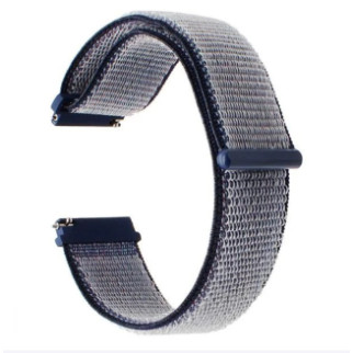 Ремінець BeWatch 22мм нейлоновий липучка універсальний для годинника Темно-Синій (1021398) - Інтернет-магазин спільних покупок ToGether