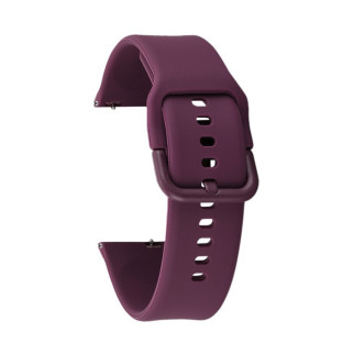 Ремінець для годинника силіконовий 20мм універсальний Винний BeWatch (1012310) - Інтернет-магазин спільних покупок ToGether