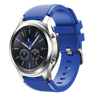 Ремінець BeWatch для Samsung Galaxy Watch 46 | 3 45mm | Gear S3 силіконовий 22мм ECO Синій (1021105) - Інтернет-магазин спільних покупок ToGether