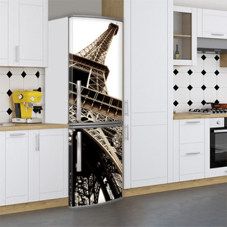 Наклейка на холодильник, Eiffel Башта, 180х60 см - Лицьова (В), з ламінуванням - Інтернет-магазин спільних покупок ToGether