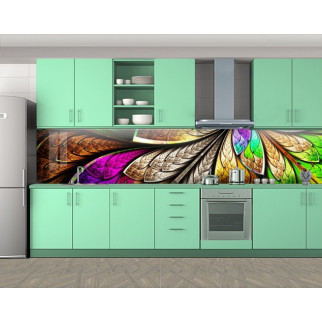 Наклейка на кухонний фартух 60 х 300 см, з фотодруком та захисною ламінацією абстракція (БП-s_fl095) - Інтернет-магазин спільних покупок ToGether